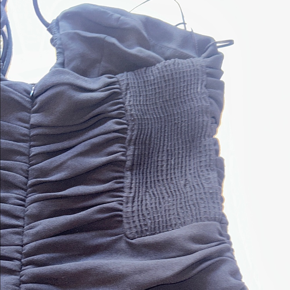 Zara Chic Black Strapless Mini Dress - Picture 14 of 15